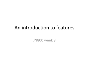 An introduction to features