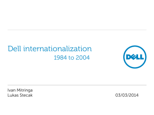 Dell Presentation Template Standard 4:3 Layout