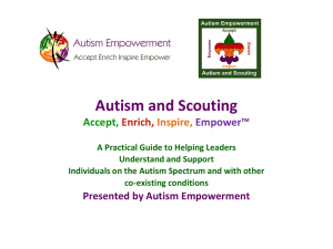 Autism and Scouting 2013