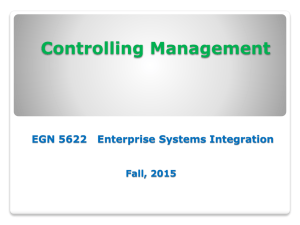 5. Control Management