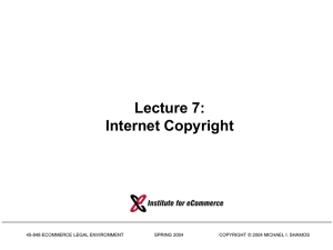 Internet Copyright