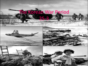 The Korean War Period 25-3