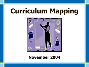 Curriculum Mapping - BrockwayElementary