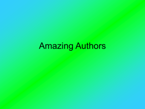 Amazing Authors - Powell County Schools