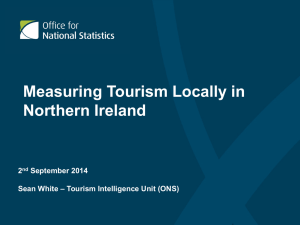 ONS presentation at meeting on Measuring tourism Locally