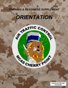 1. Orientation. - MCAS Cherry Point Air Traffic Control Facility