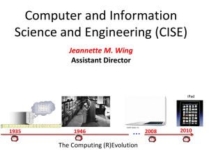 CISE - Computing Research Association
