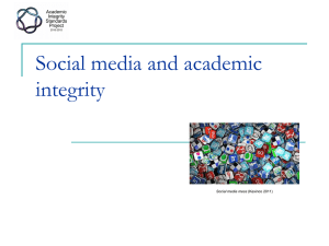 ppt - Academic Integrity Standards Project