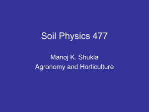 Soil - College of Agricultural, Consumer and Environmental Sciences