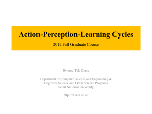 Action-Perception Learning Cycles
