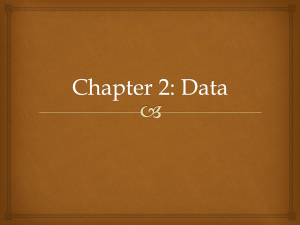 Chapter 2: Data