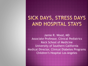 Sick-DAY Management - Children with Diabetes