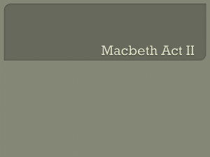 Macbeth Act II