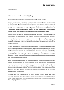 Sales increase with Limbic Lighting