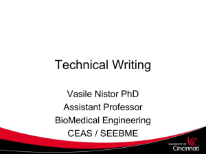 Technical writing