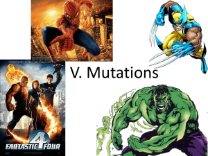 Mutation Notes