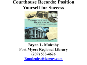 Courthouse Research: Position Yourself for Success