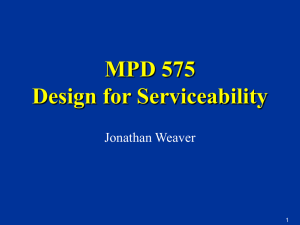 Design for Serviceability (DFS) - Technical Entrepreneurship Case
