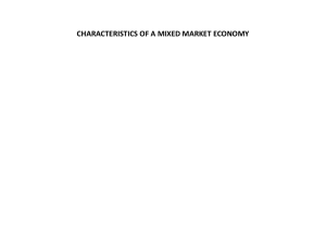 economics and the constitution free markets mix economy unit plan