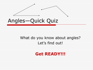 Angles—Quick Quiz - Western Reserve Public Media