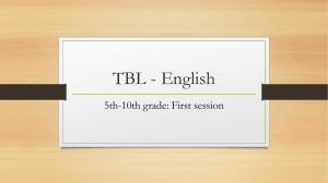 TBL - engelsk