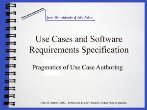 Use Case Pragmatics