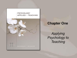 Chapter One - Cengage Learning