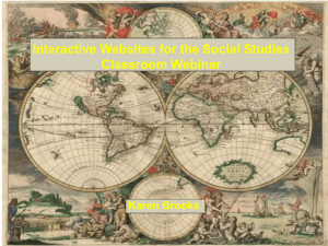 Interactive Websites for the Social Studies