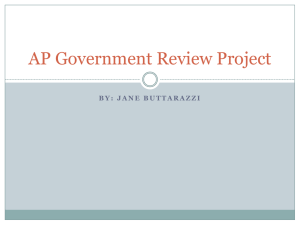 AP Government Review Project