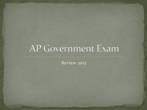 AP Government Exam