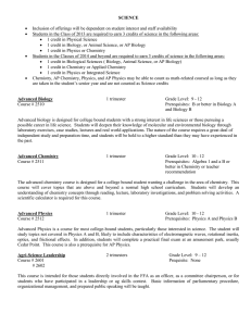 course descriptions 2001-2002