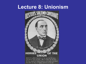 Lecture 8: Unionism