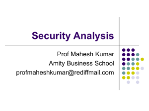 Security Analysis - ManagementParadise.com