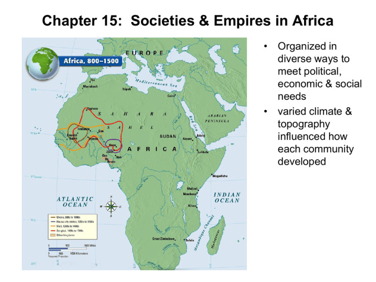 Chapter 15 Societies And Empires In Africa