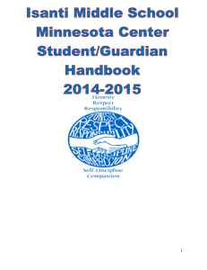Handbook - Cambridge Isanti Schools