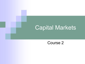 Pieţe de capital
