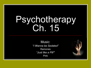 Psychotherapy 2011