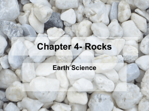 Chapter 4- Rocks