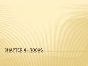 Chapter 4 - Rocks