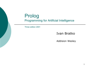 Prolog Programming for Artificial Intelligence
