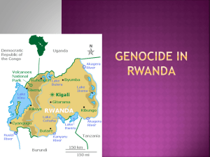 Genocide in Rwanda - White Plains Public Schools