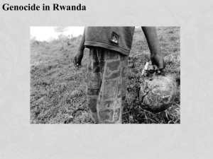 Genocide in Rwanda - White Plains Public Schools