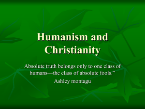 humanism_and_Christianity_PowerPoint_presentation