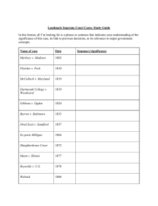 Copy of Landmark Supreme Court cases list