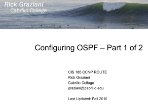 cis185-ROUTE-lecture3-OSPF-Part1