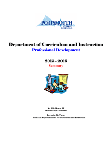 Department of Curriculum and Instruction