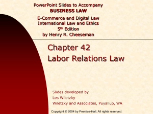 Chapter 042 - Labor Relations Law