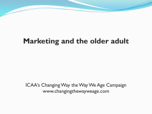 Marketing and the older adult [click here to access]