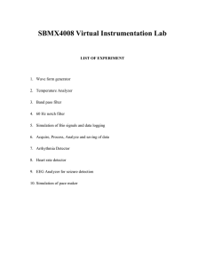 SBMX4008– Virtual Instrumentation Lab