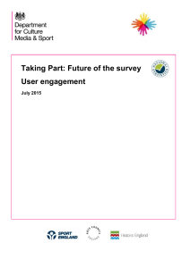 Taking Part: User engagement 2015